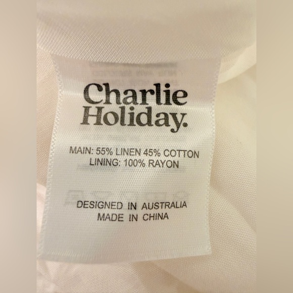 Charlie Holiday Fruit Print Tiered Maxi Skirt M Linen Blend plus J. Crew Tee - Picture 11 of 12